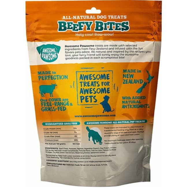 Awesome Pawsome Beefy Bites