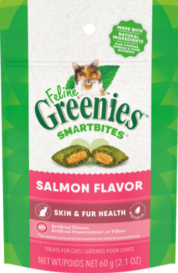 Greenies SmartBites Salmon Flavor Cat Treat