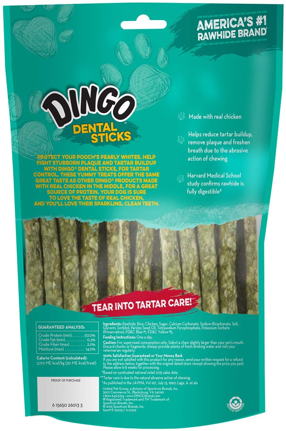 Dingo Dog Dental Treat 20cnt