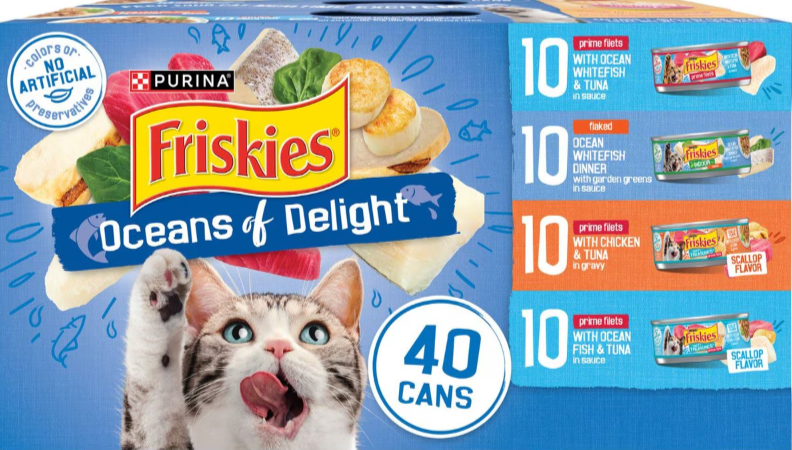 Friskies Ocean Variety Wet Cat Food