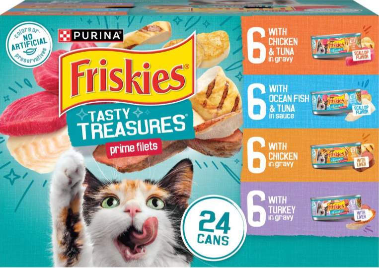 Friskies Tasty Treasures Wet Cat Food