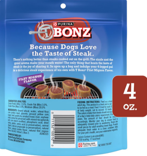 Purina TBONZ Filet Mignon Dog Treat